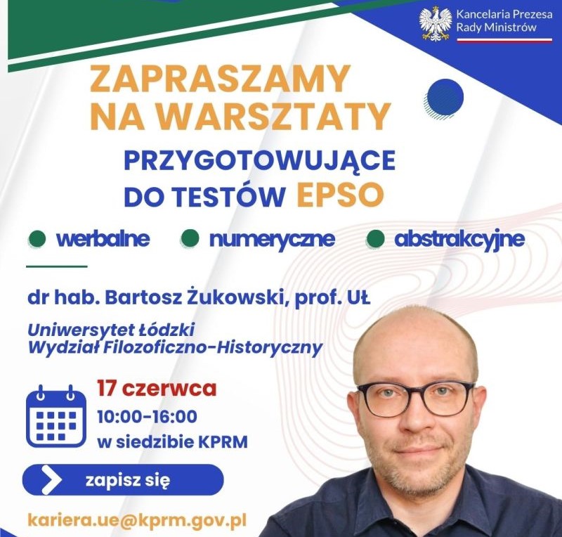 Warsztaty przygotowujące do testów EPSO!