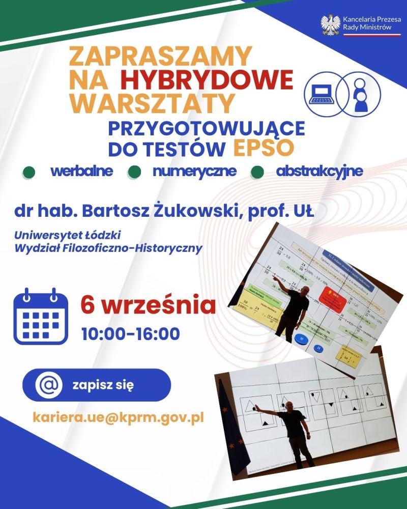 HYBRYDOWE WARSZTATY PRZYGOTOWUJĄCE DO TESTÓW EPSO