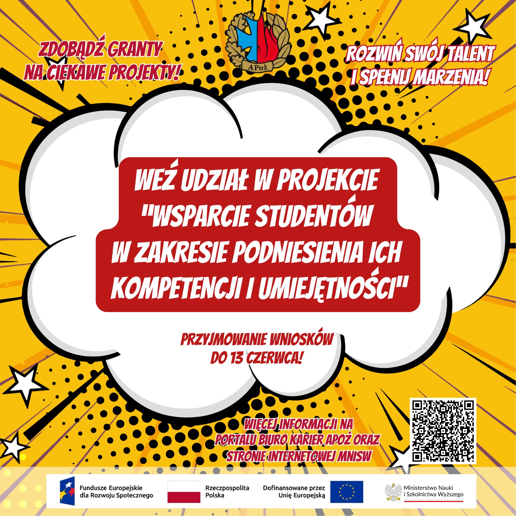 Projekt „Wsparcie studentów w zakresie podniesienia ich kompetencji i umiejętności” – nabór II