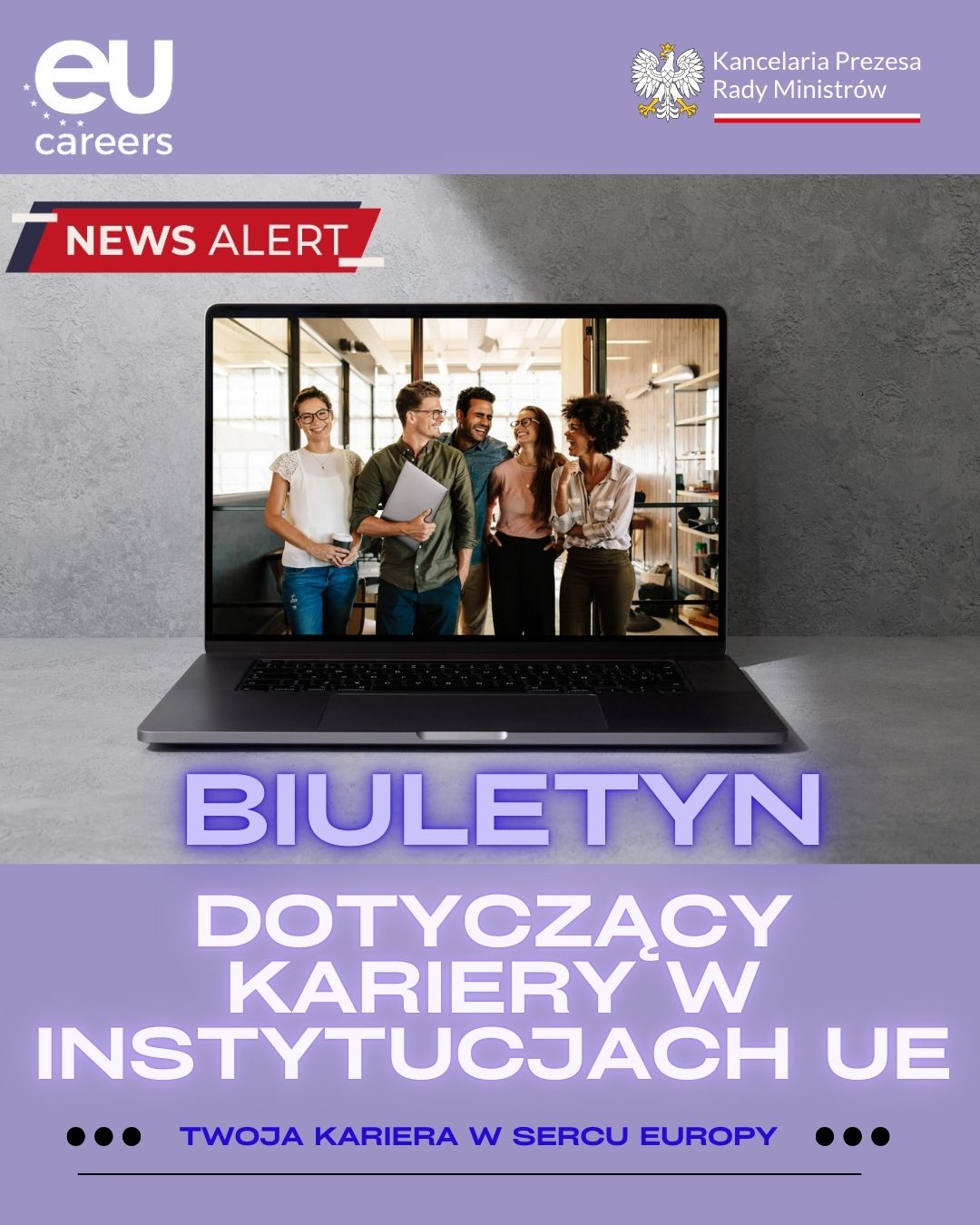 Biuletyn o zatrudnieniu i stażach w instytucjach UE
