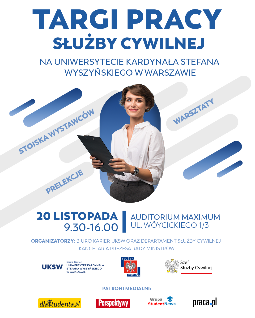 Targi Pracy Służby Cywilnej na Uniwersytecie Kardynała Stefana Wyszyńskiego w Warszawie 