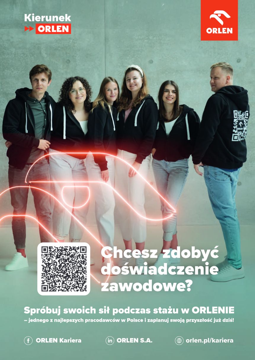 Oferty stażowe Kierunek ORLEN 