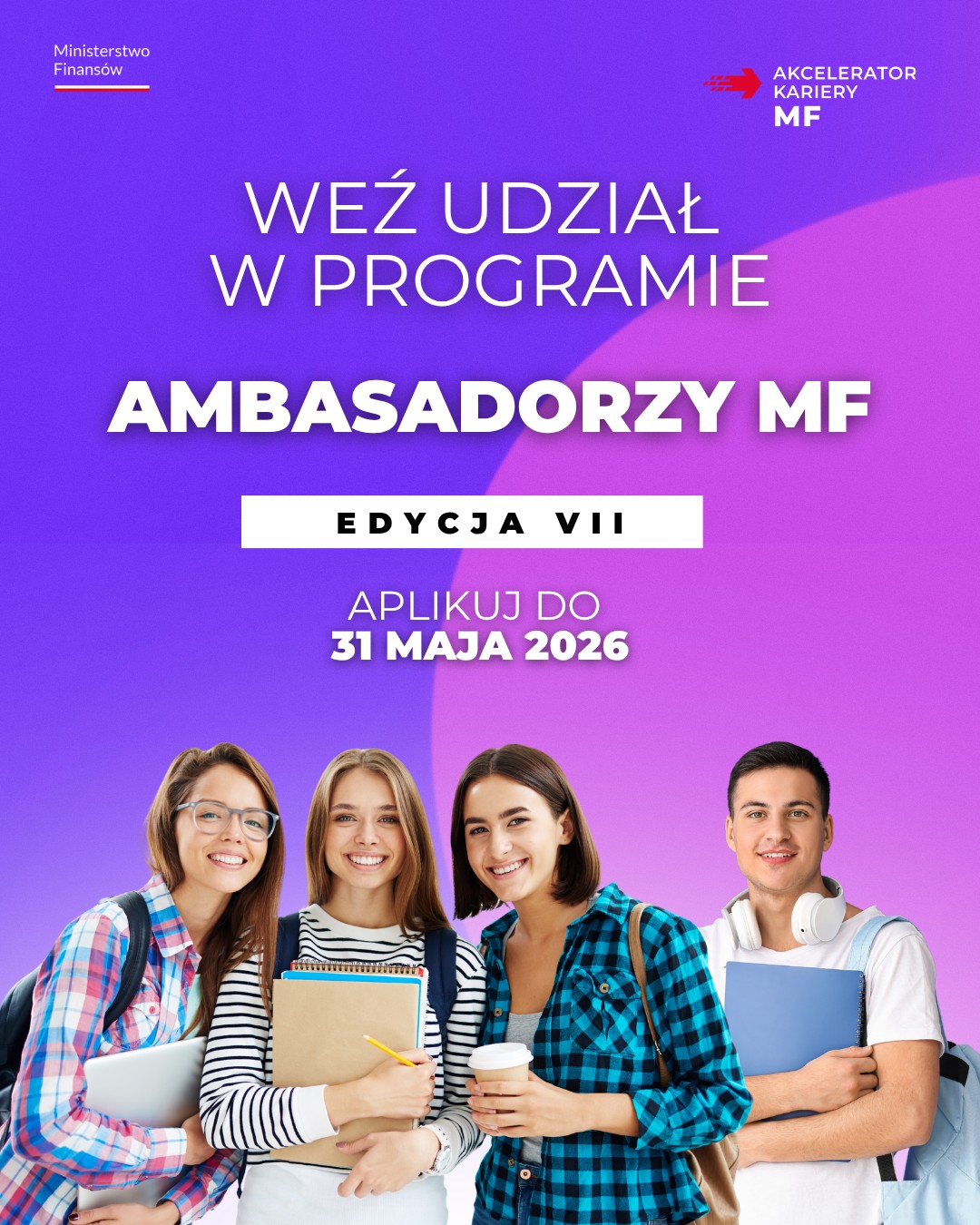 Rekrutacja do programu „Ambasadorzy Ministerstwa Finansów” 